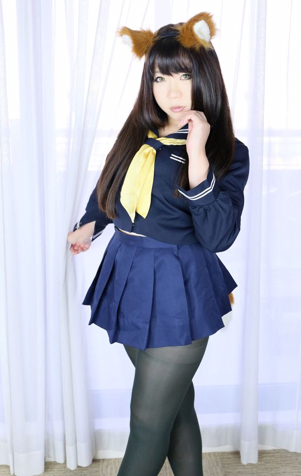 Rei Higurashi (Rin Higurashi) [membro della prima generazione del Kitsune Fox Club] School Girl [Higurashi Planning]