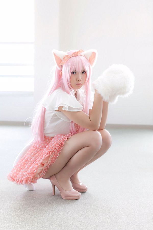 Enako [Enacat] Necomimi (หูแมว) (สีขาว)