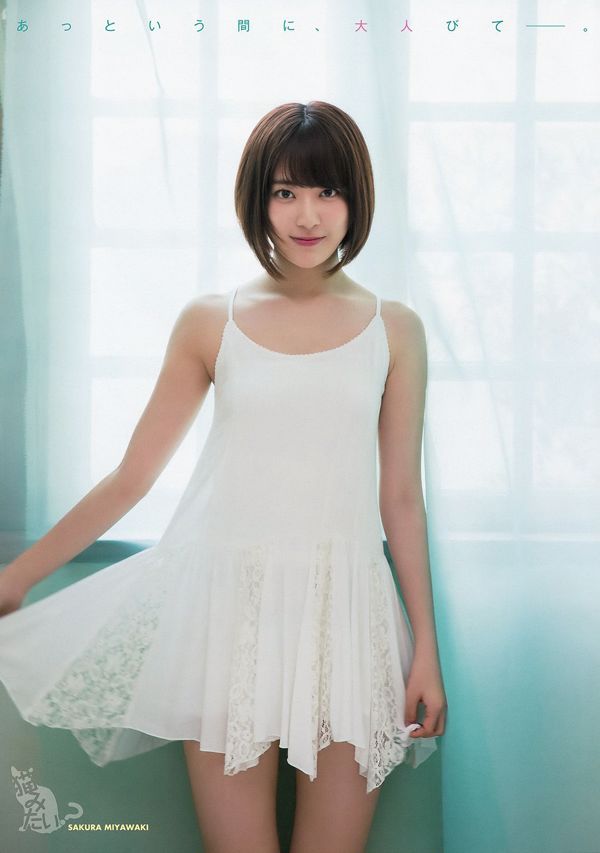 Saki Miyawaki Tsukiashi Amane [Young Animal] 2017 No.16照