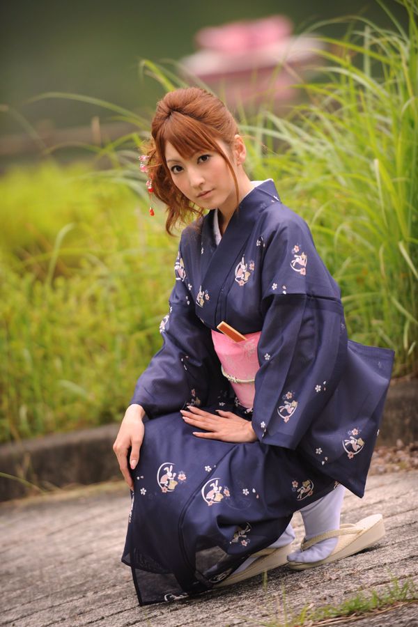 [X-City] KIMONO en テ イ ス ト 014 Kaede Matsushima 松 岛 か え で