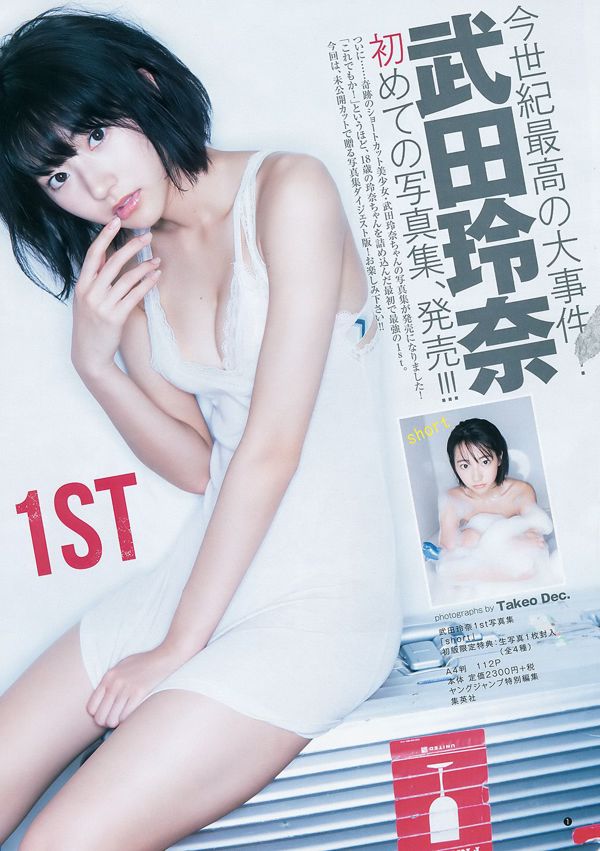 武田玲奈 後藤萌咲 [Weekly Young Jump] 2016年No.18 写真杂志