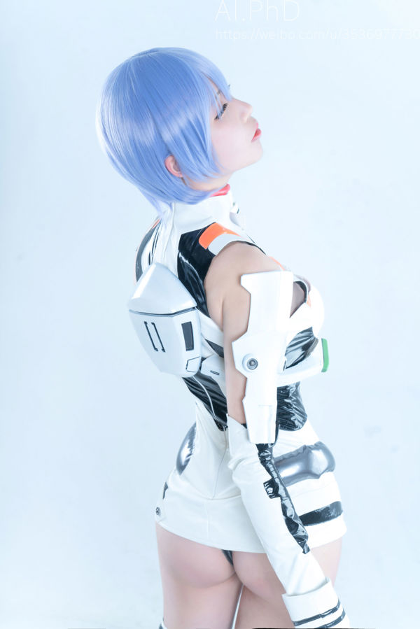 [COS Welfare] Anime Blogger Love Teacher_PhD - Neon Genesis Evangelion Ayanami Rei