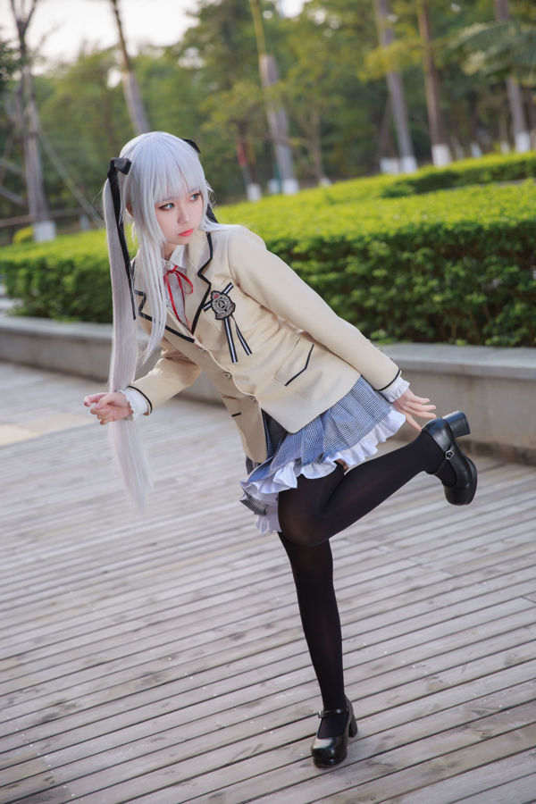 [Foto de COSER de celebridades de Internet] El blogger de anime G44 no sufrirá lesiones - Uniforme escolar de Wuzhi