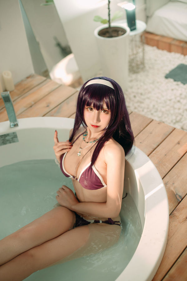 [COS Welfare] Blogueiro de anime Jiuqu Jean - Kasumigaoka Shiyu Swimsuit