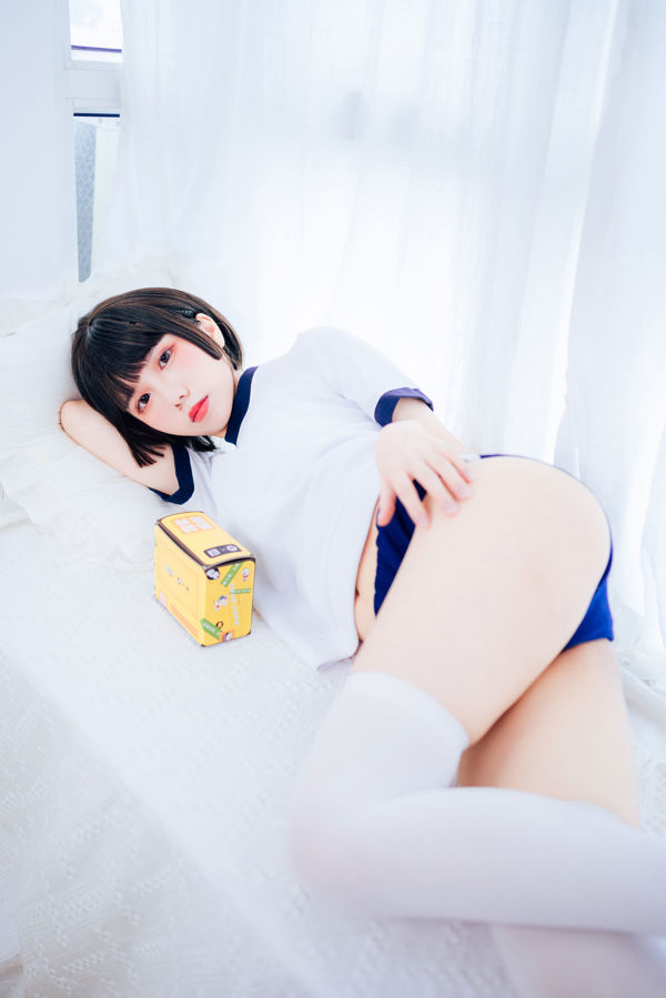 [Ảnh COSER của người nổi tiếng trên Internet] Blogger anime Guobaa sauce w - gym suit