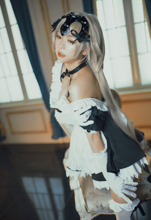 [COS Welfare] Weibo สาวน้อยน่ารัก Lan Xiaoyi KiKi - Black Joan of Arc Maid