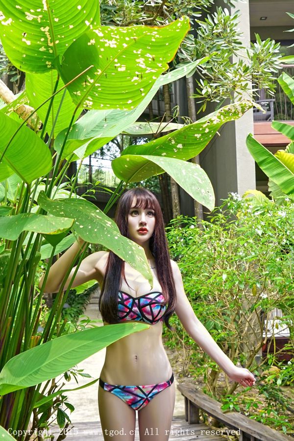 Serie bikini Cheryl Green Tree "Riprese di viaggio a Phuket" [TGOD Push Goddess]