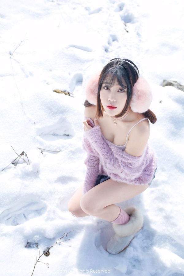 Doudoujing Youlina "Fotografía humana de nieve de invierno" [Xiuren] No.720