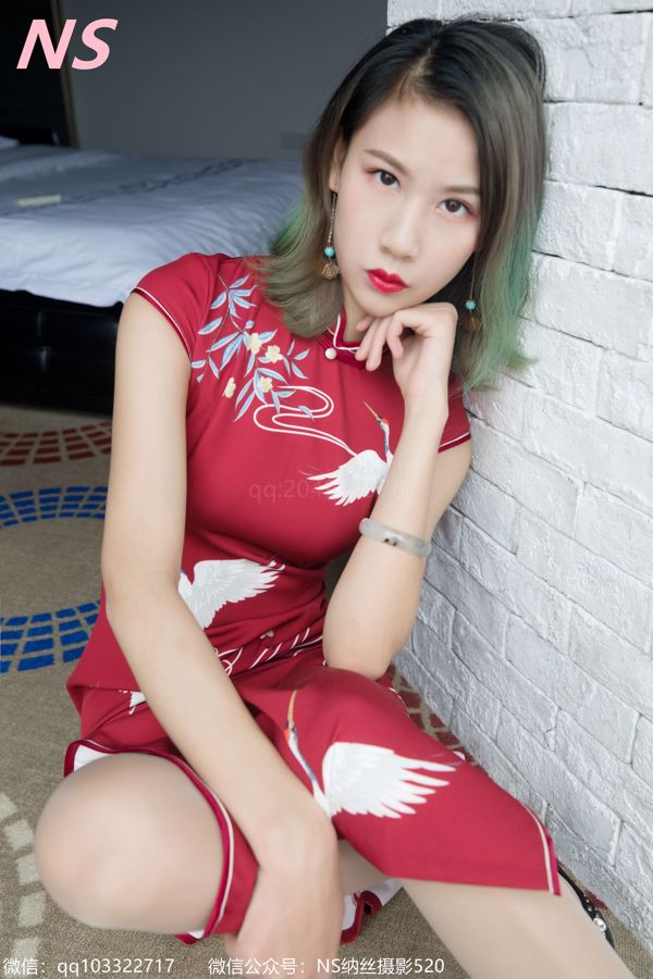 Zhang Ruoruo "Sườn xám và bít tất" [Nhiếp ảnh Nasi]