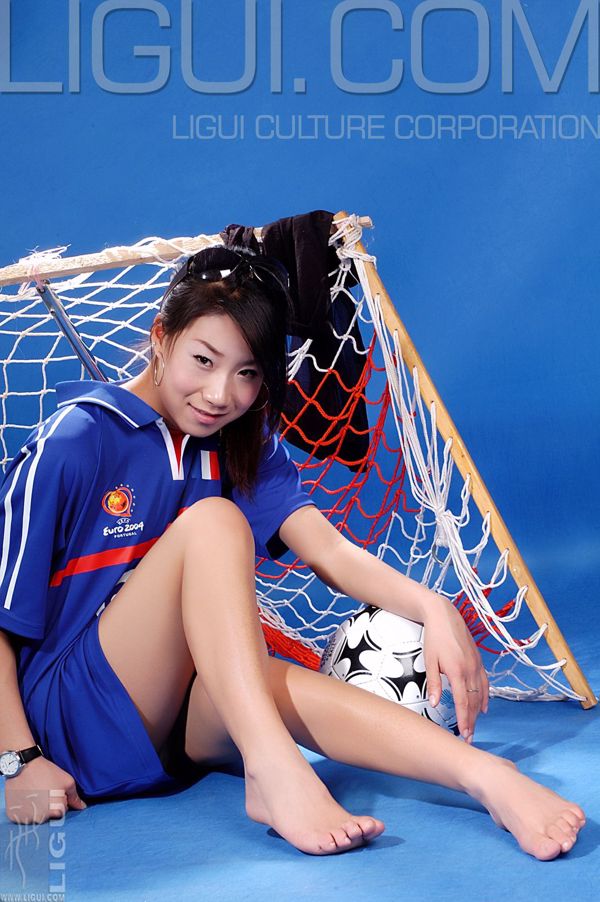 [丽 柜 LiGui] Model Silly "Football Baby" Silk Foot Picture