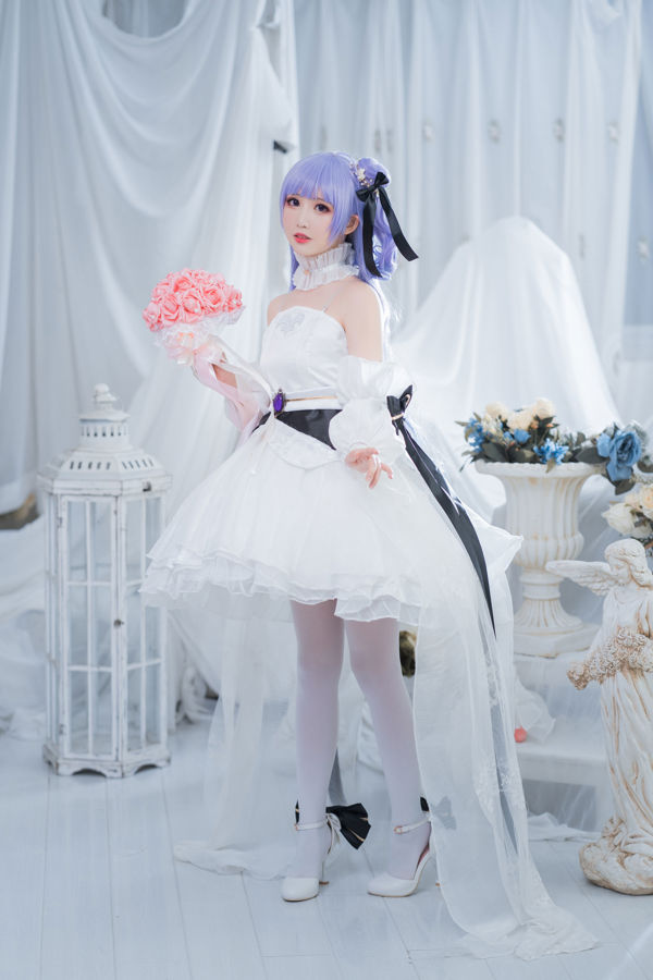 [Cosplay写真] 可爱人气Coser面饼仙儿 - 独角兽婚纱