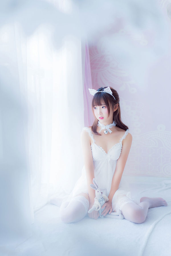 [Meow Sugar Movie] VOL.415 Noodle Fairy Girl in White Skirt