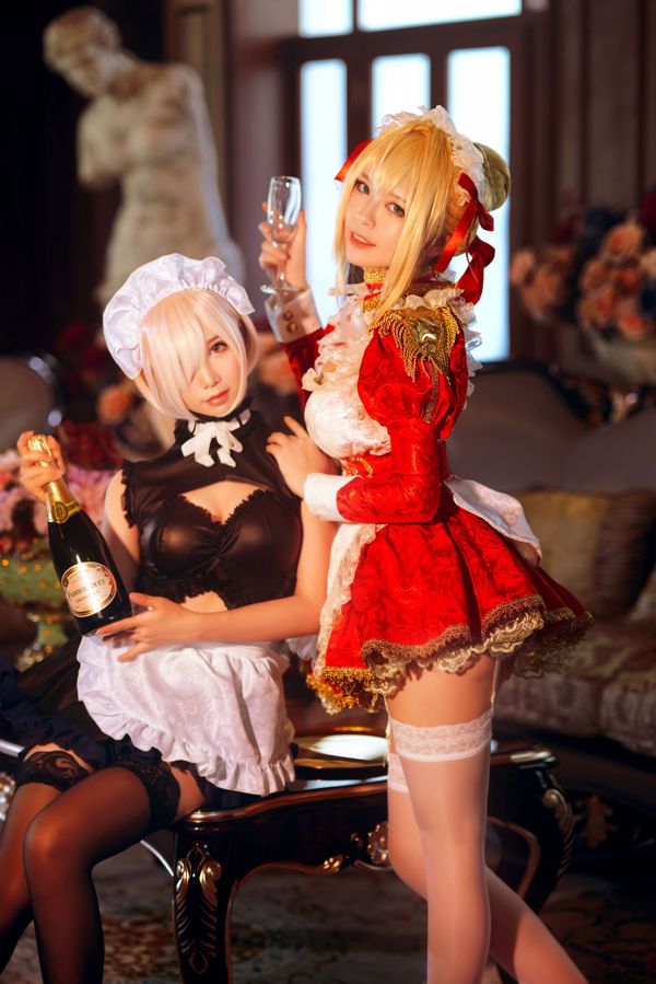 Halb und halb & Pfannkuchenfee "Claudius x Kyrielight Maid"