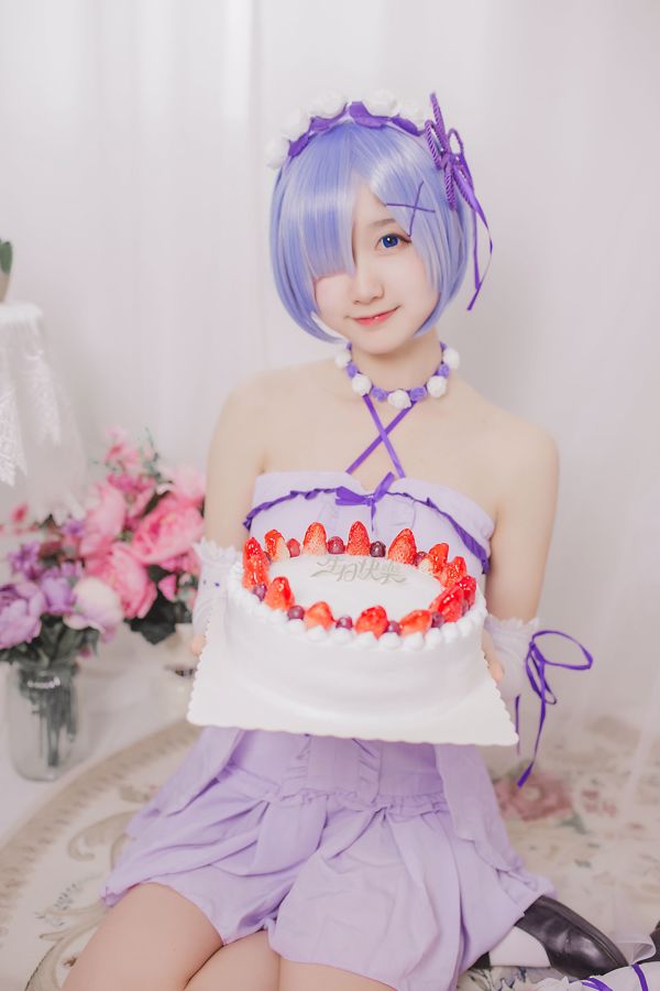 Mu Mian Mian OwO "Rem's Birthday" [COSER Beauty]