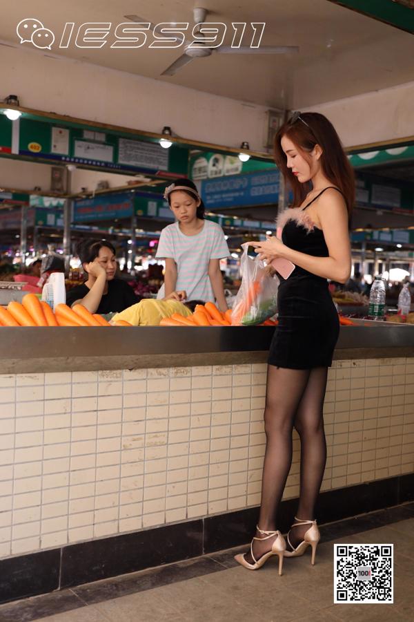 Model Lucy "Mai Cai 2" [IESS One Thousand and One Nights] Street shot beautiful legs