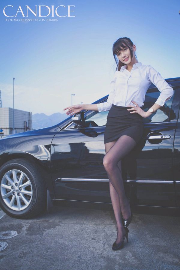 [Tajwański model przetargu] Cai Yixin Candice „Outside the Car”