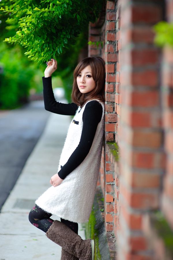 Mikako "Freshwater Little White House + Huwei Fort" ถ่ายทำกลางแจ้ง