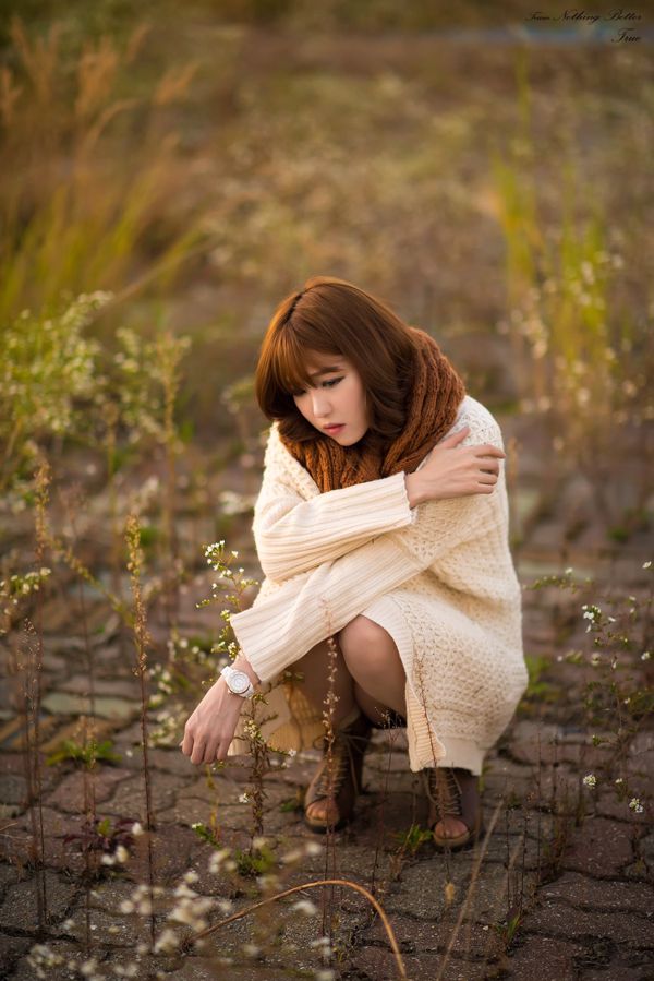 Li Eun-hye, an innocent Korean girl, "Sunset" is beautiful